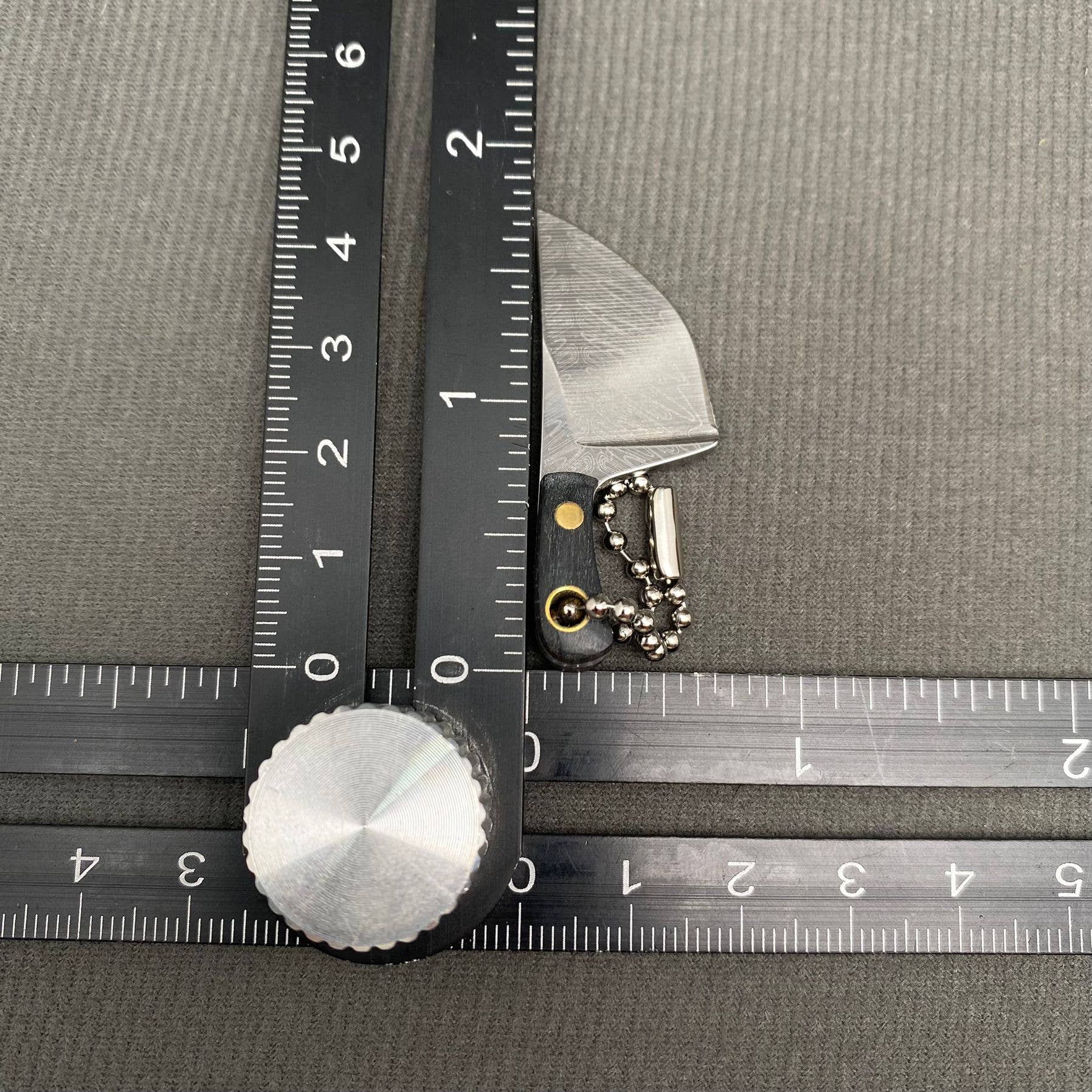 Mio Queena - Wholesale Pocket Knife/Holder - Black Wooden Handle Mini Stainless Steel Knife with Cover3