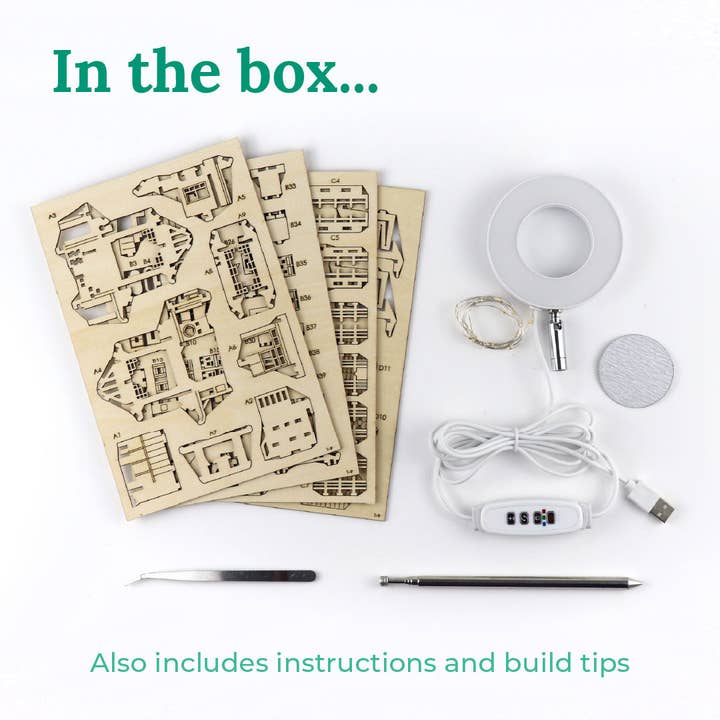 Tiny Treehouses - Wholesale DIY Craft Kit - Sunrise Terrace + Grow Light13