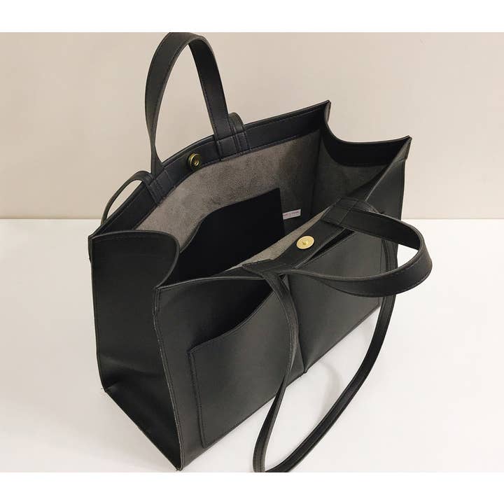 Comfortarians - Wholesale Tote Bag - Women's - Large Leather Tote Bag, Soft Leather Campus Bag2