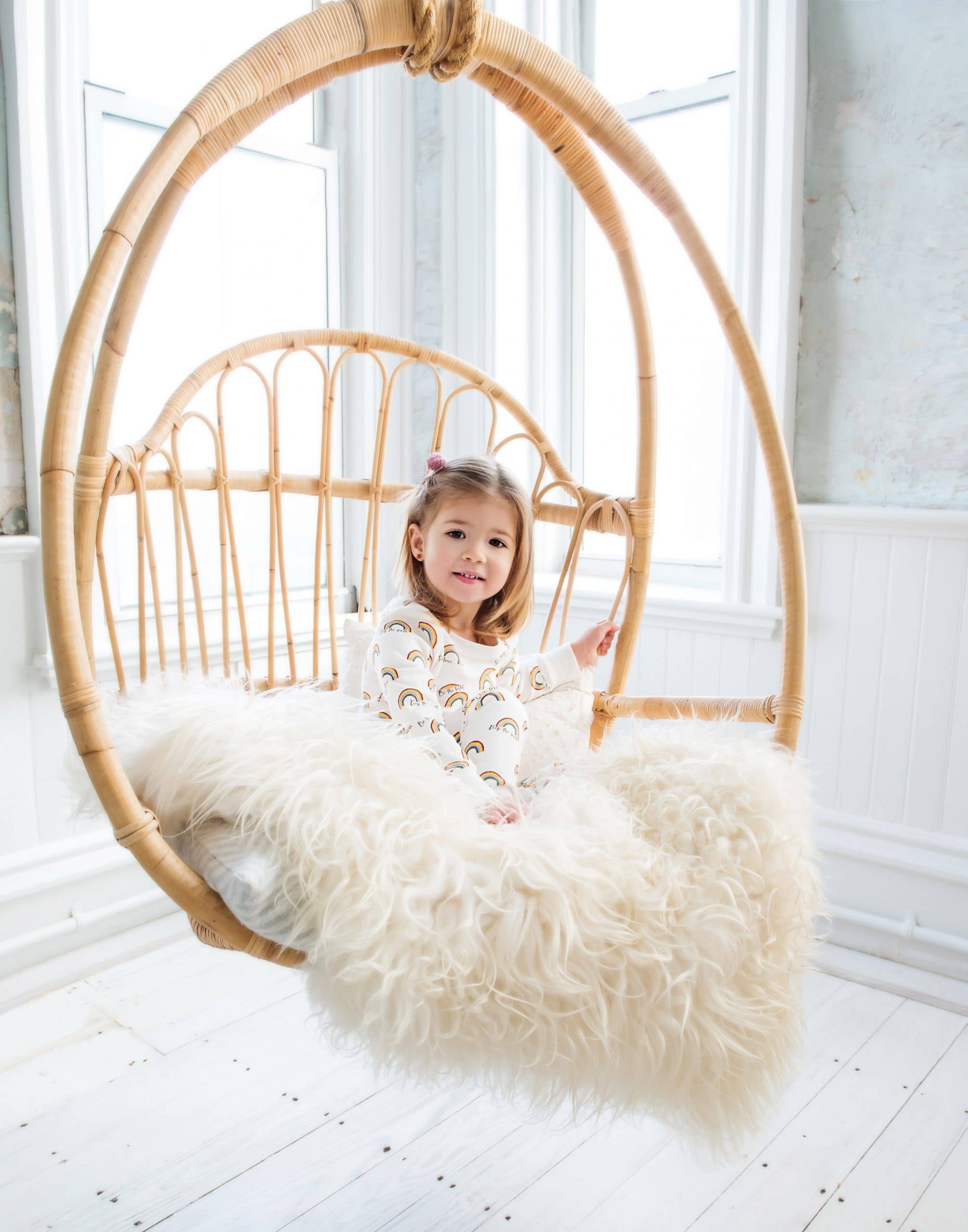 Pink Elephant Brands - Vente Haut et bas de pyjama – enfant - Pyjama Long John - Arc-en-ciel1