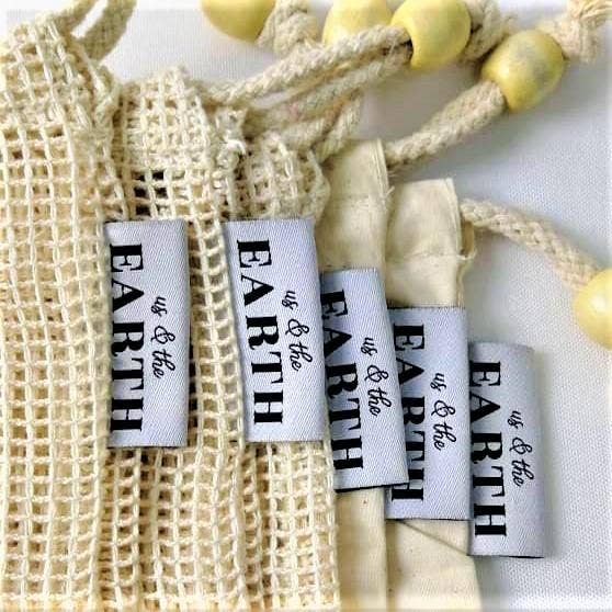 Us and The Earth - Wholesale Grocery/Shopping Bag - Farmer's Market Bundle | 6 Cotton Vegetable Bags4