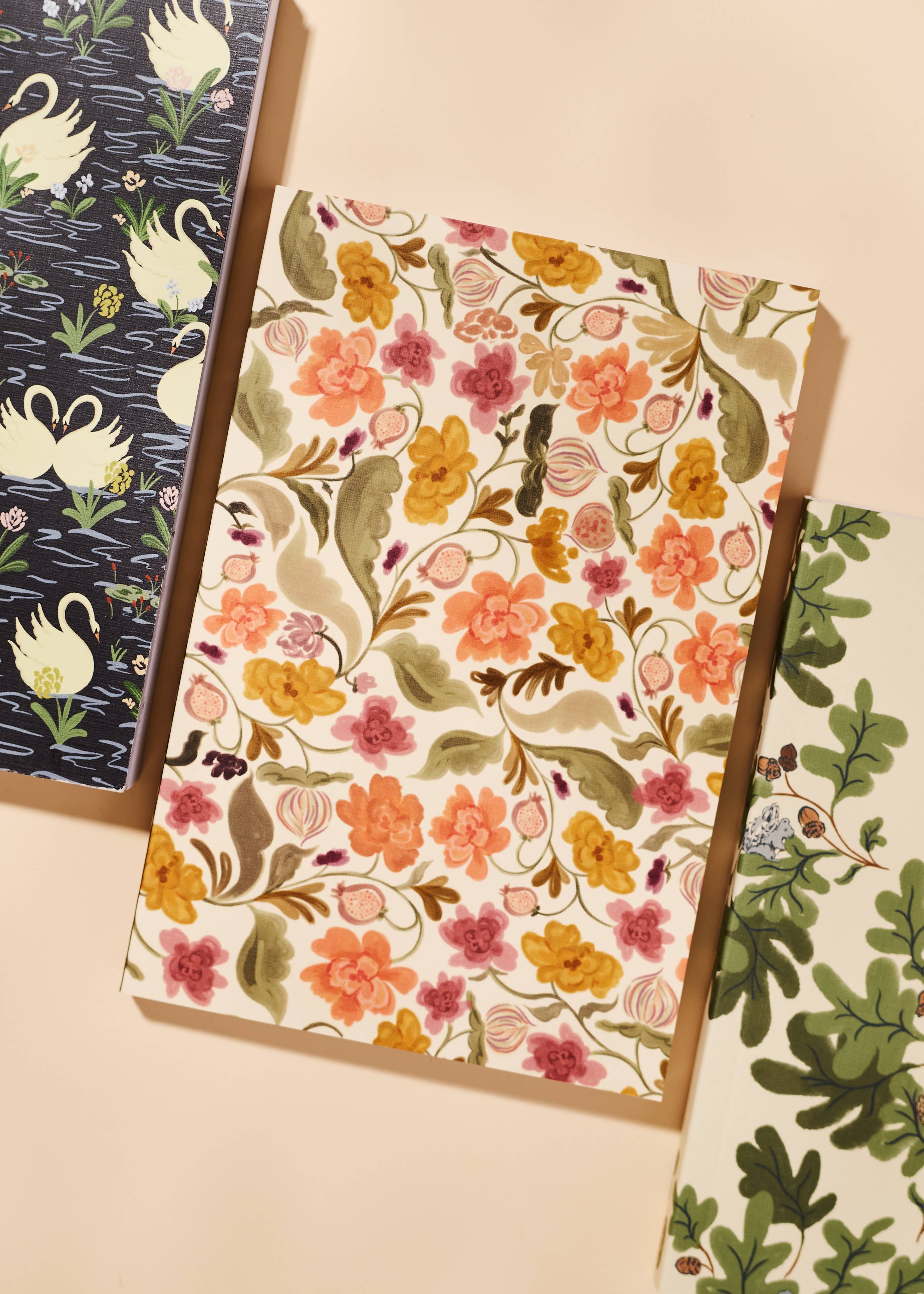 One & Only Paper - Venta al por mayor Diario/agenda - Diario cuadriculado perfecto con estampado floral otoñal2