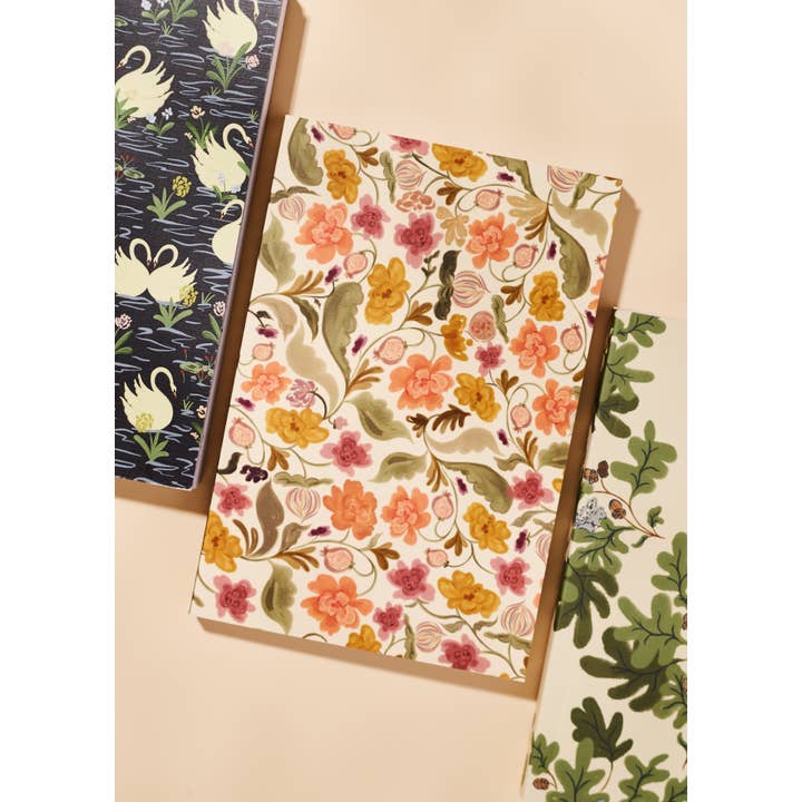 One & Only Paper - Venta al por mayor Diario/agenda - Diario cuadriculado perfecto con estampado floral otoñal2