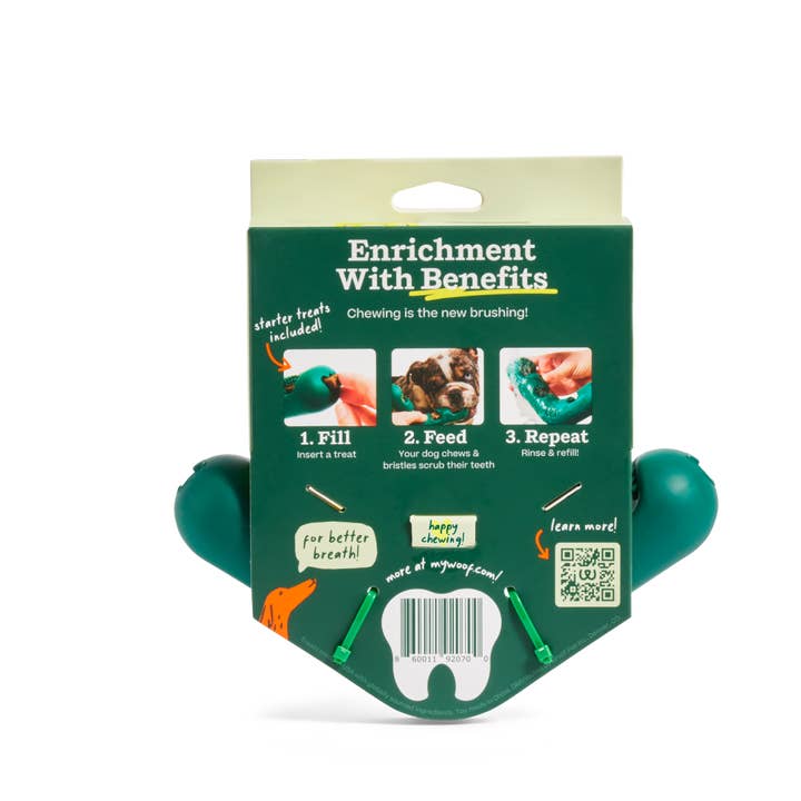 Woof - Wholesale Pet Chew Toy - Dog - The Bite n' Brush