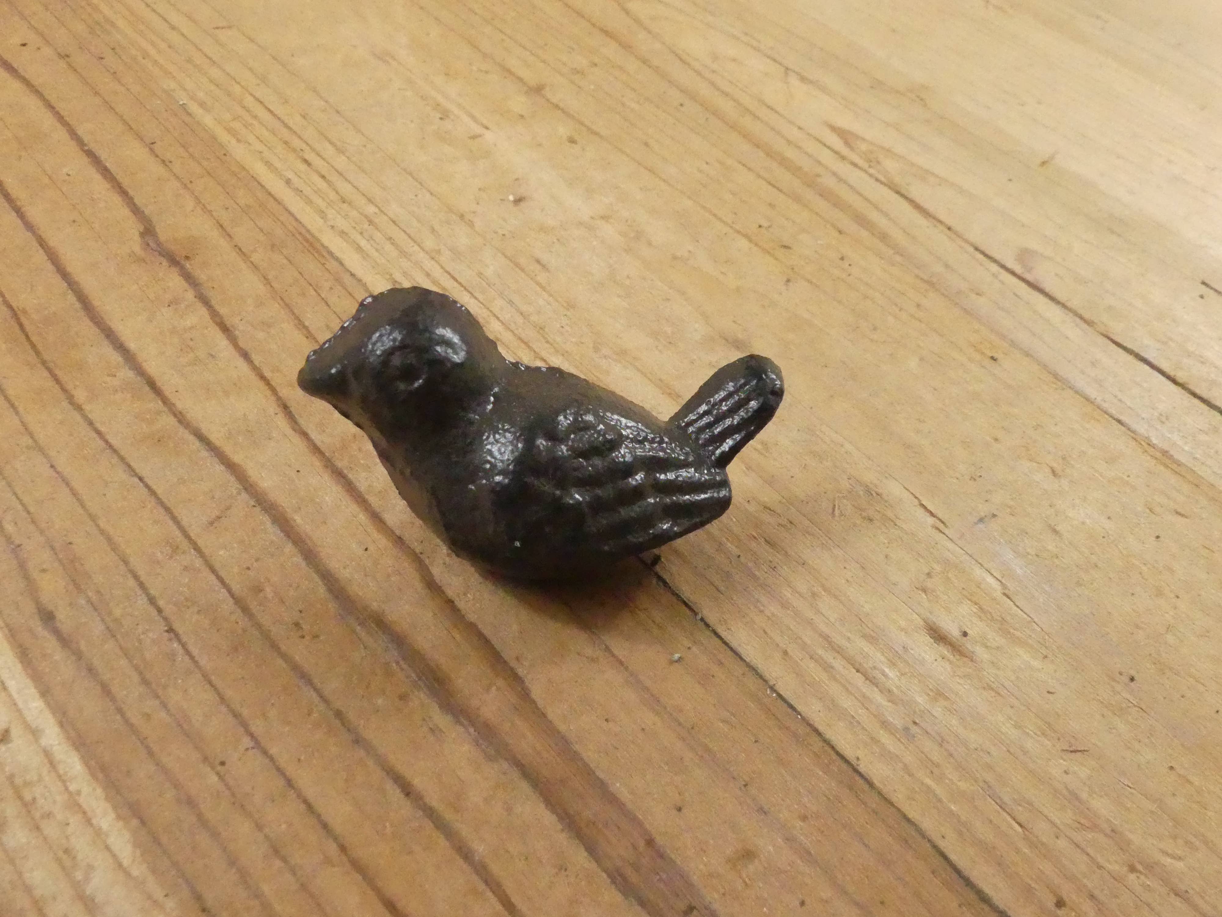 Midwest Craft House - Wholesale Knob/Pull - CAST IRON BIRD DRAWER PULLS WITH MOUNTING SCREW3