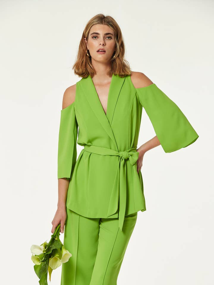 Bordeauxfärgad Stretchjacka för wholesale av OKY