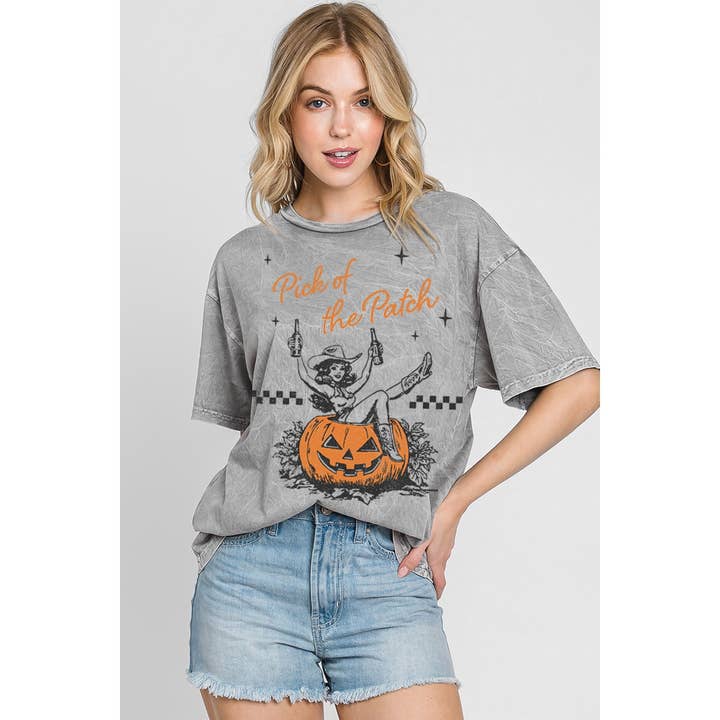 PICK OF THE PATCH MINERAL GRAPHIC TEE for wholesale by HRTandLUV