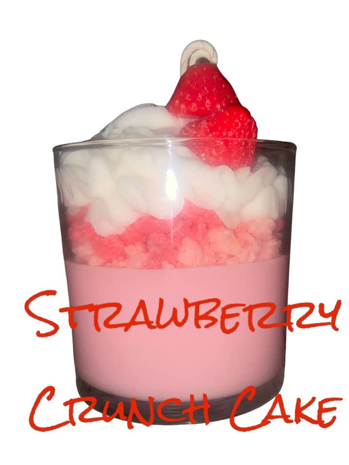 Strawberry Crunch Cake Candle for wholesale by Niagara Wax works