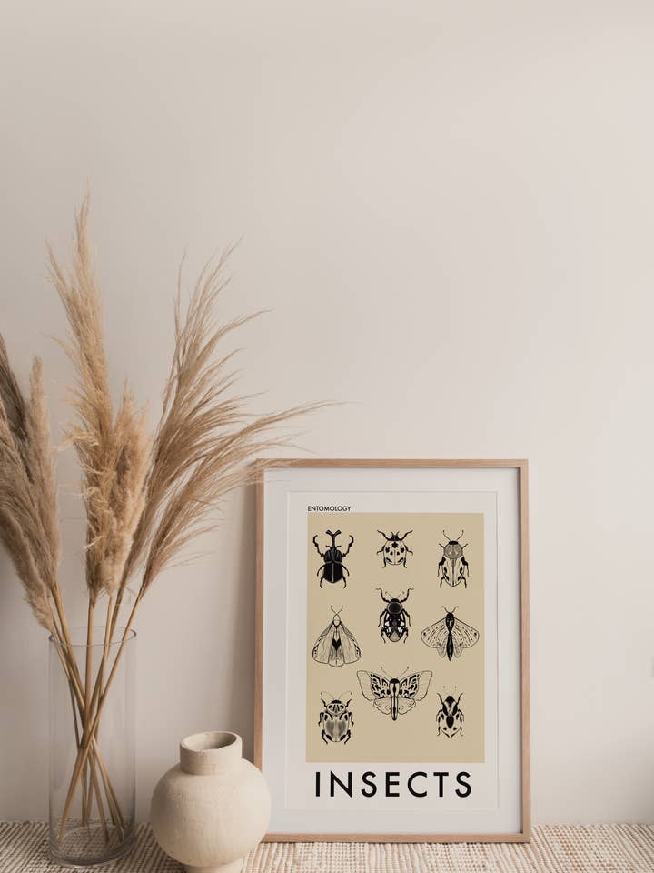Insect Poster Print for wholesale by Brown Suga Stationery & Print Shop