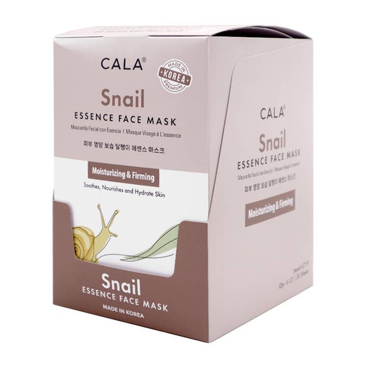 PINEAPPLE Beauty – Máscara facial por atacado – CALA 67119 Máscaras Faciais de Essência de Caracol 5 Folhas - Conjunto de 60