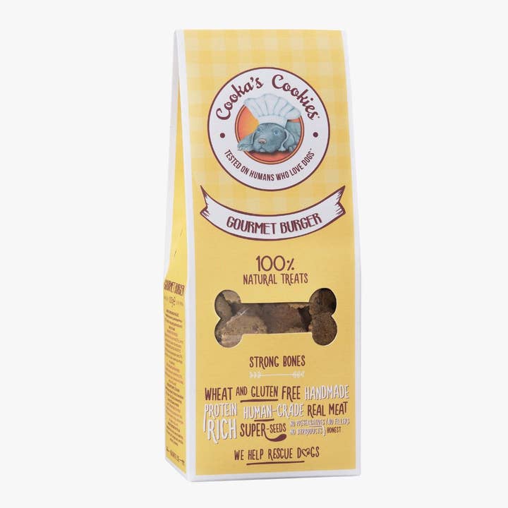 Cooka's Cookies - Wholesale Pet Treats - Dog - Gourmet Burger - Natural Dog treats