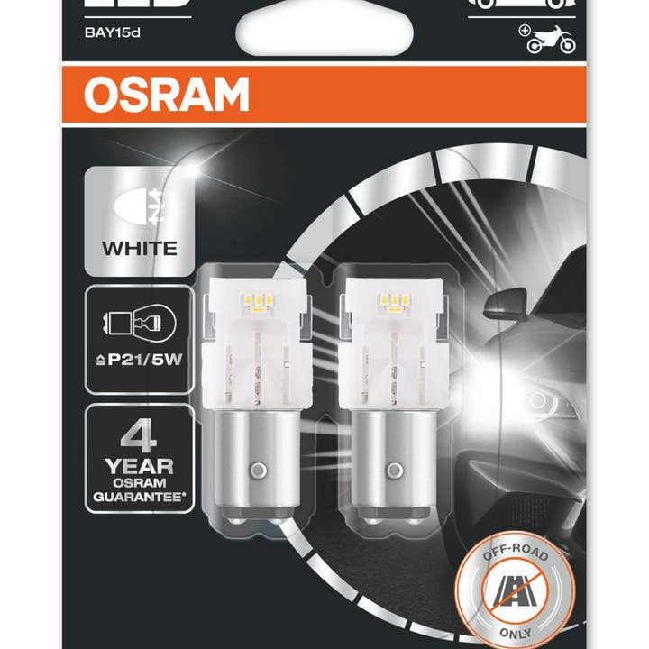 Osram LEDriving® 7528DWP-02B 2W/12V BAY15d ? "P21/5W" Bianco 6000K per la vendita all'ingrosso da parte di S&U FairTrade UG