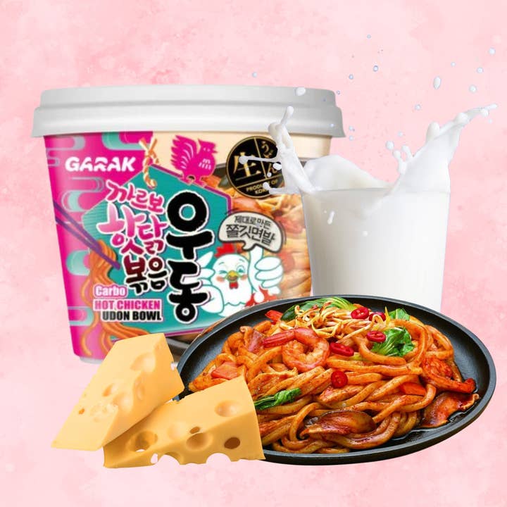 utoppa GmbH - Wholesale Ramen - Garak Instant Udon Noodle Bowl Hot Chicken Carbonara 230 g