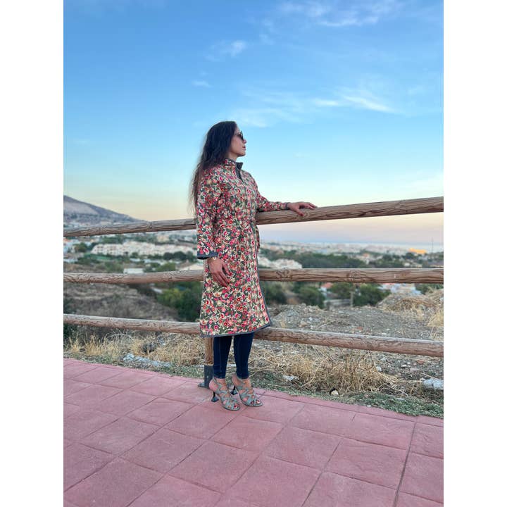 Kinomy - Vente Kimono – femme - Kimono de luxe en coton brodé, manteau pour femme, kimonos3