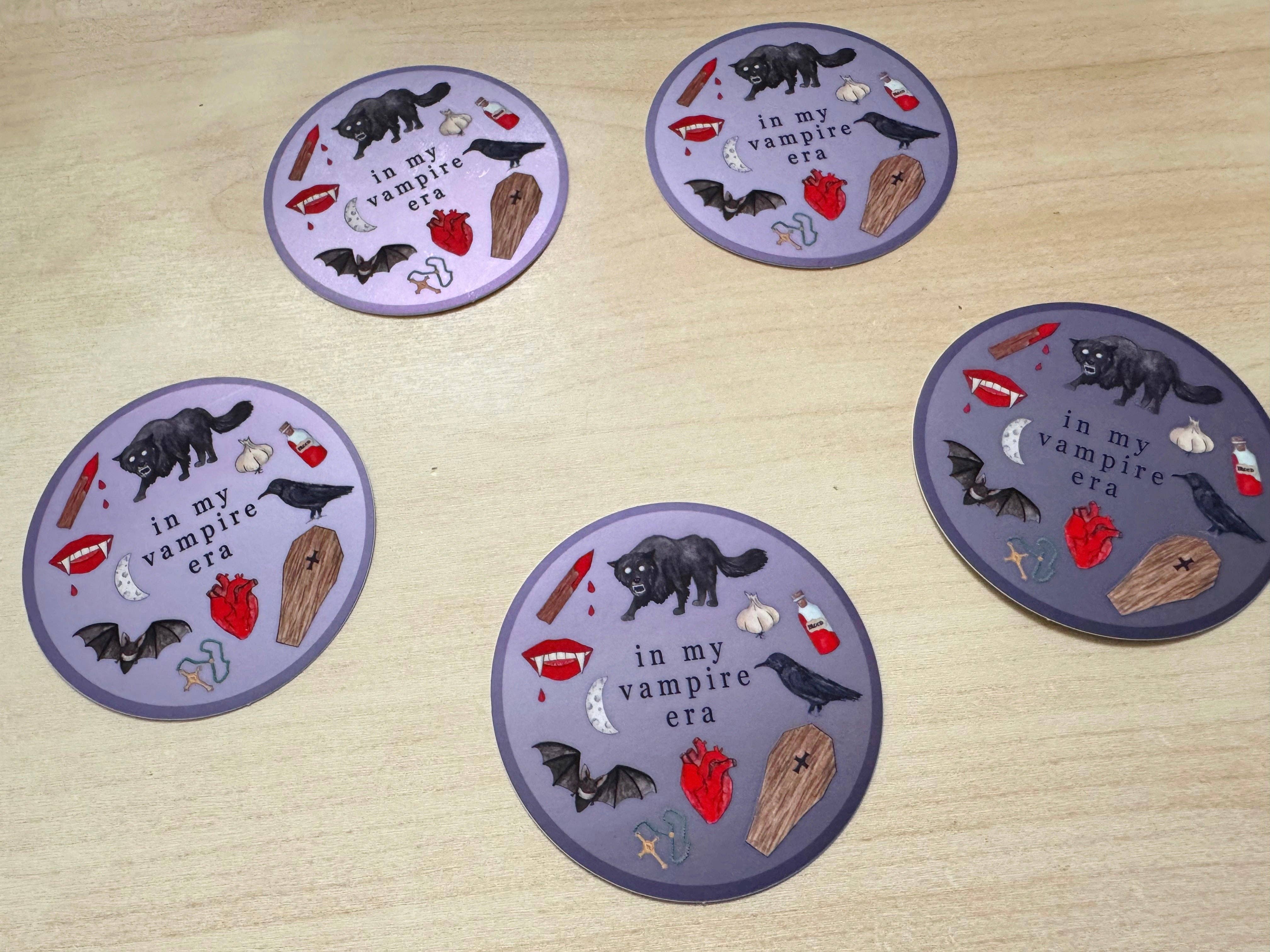 The Curious Cactus - Wholesale Sticker - Vampire Era Holo Sticker2