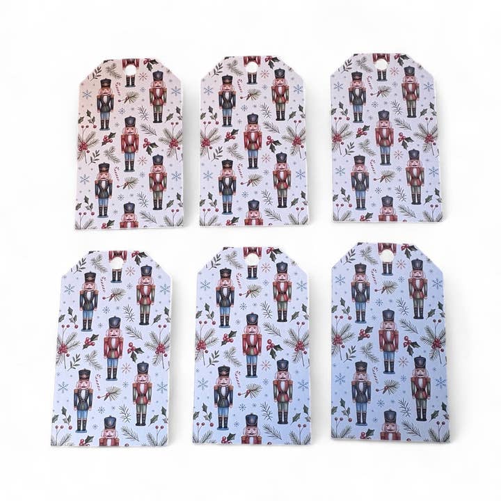 simply creative - Wholesale Gift Tag - 12 X Nutcracker Gift Tags, Gift Wrapping, Luggage Tags, Card Making1