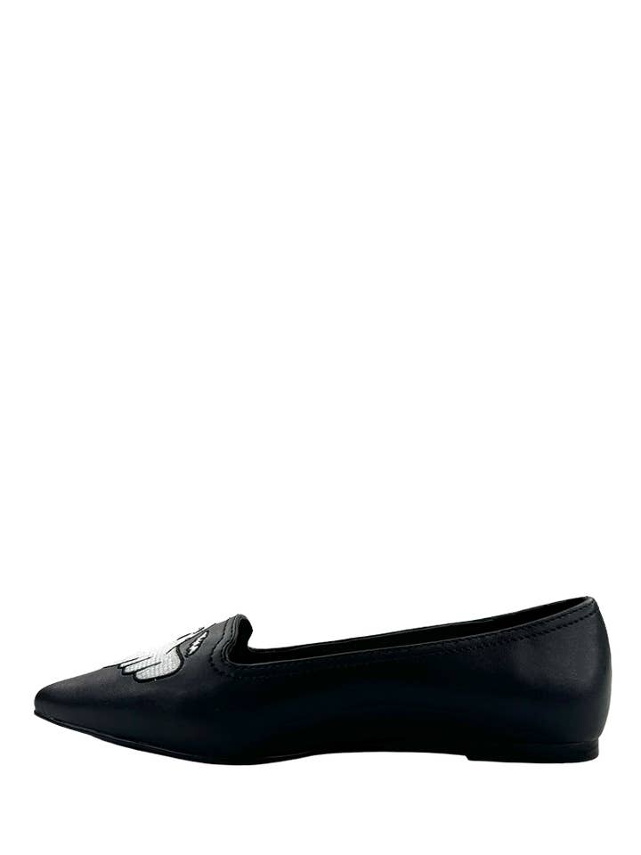 STRANGE CVLT - Wholesale Flats - Women's - DAGGER PHANTOM - BLACK/WHITE5