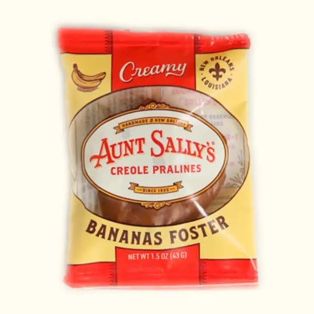 Creamy Bananas Foster Pralines, Bulk Pack of 100, 1.5 oz for wholesale by Aunt Sally's Pralines