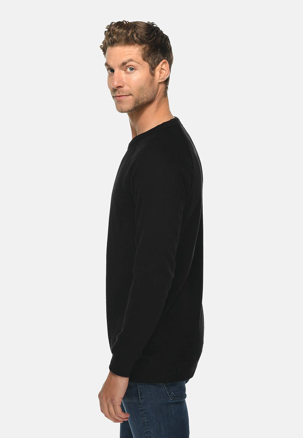 Lane Seven Apparel - Wholesale Sweatshirt - Unisex - French Terry Raglan Crewneck - For Men and Women1