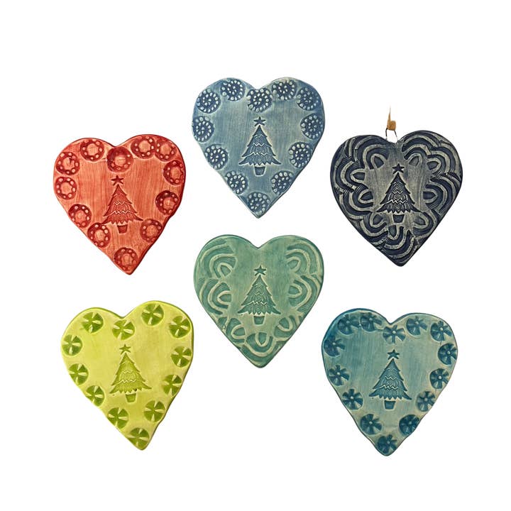 Lorraine Oerth Co. - Wholesale Ornament - Ornament - Heart - Christmas Tree