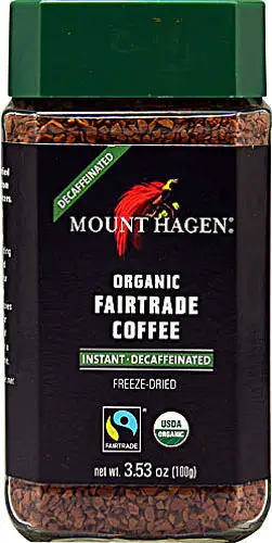 Acme Import Co - Wholesale Instant Coffee/Espresso - Mount Hagen Organic Instant Coffee, 3.53oz Glass Jar3