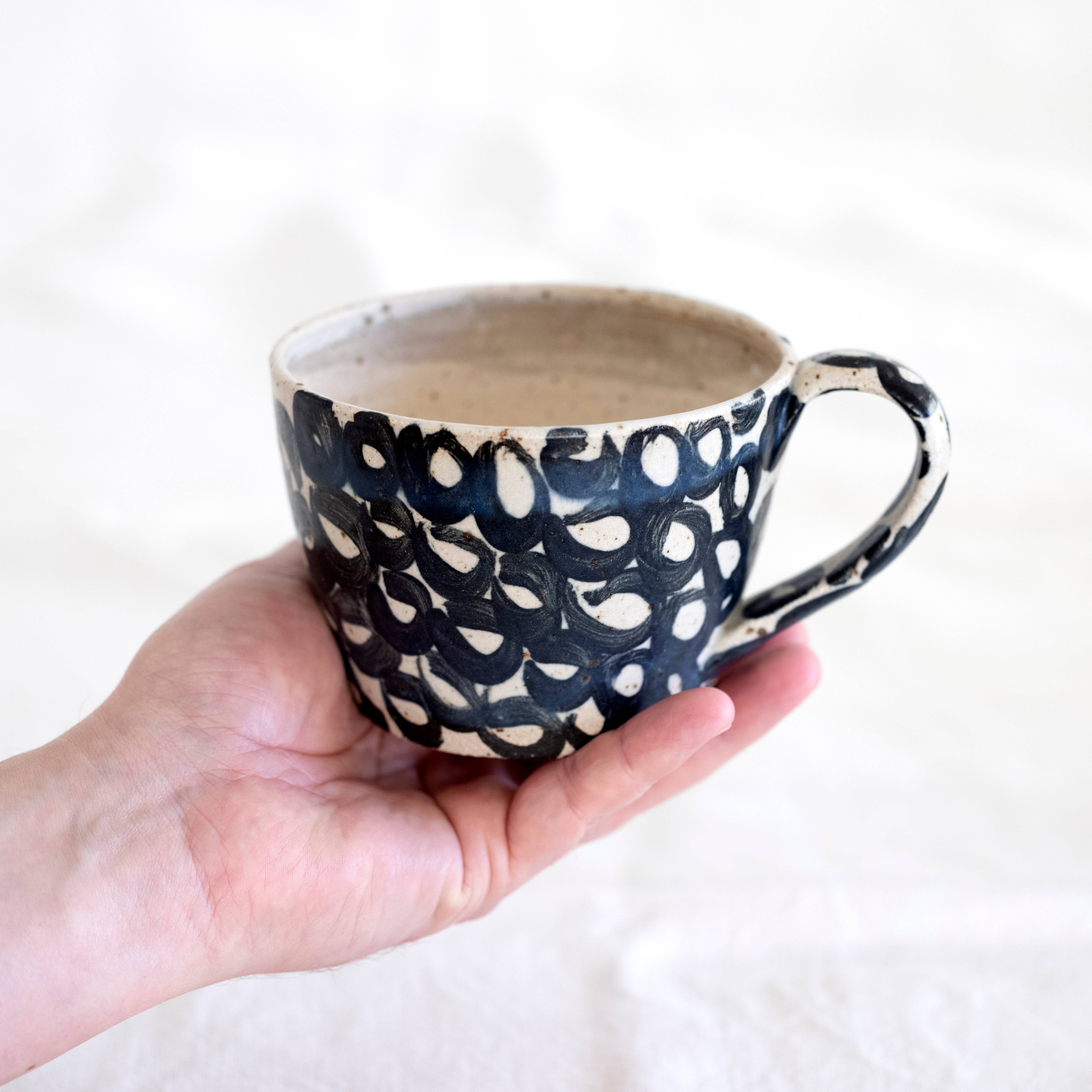 Polli Pots - Vente Tasse à café - Tasse à café avec motif noir1