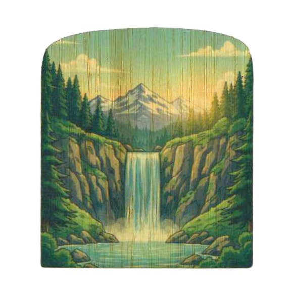 Cascata na Cascata por atacado de Bamboo Wood Stickers