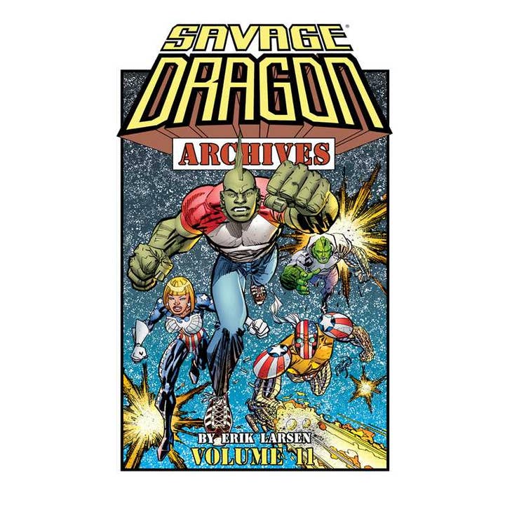 Savage Dragon Archives Volume 11 by Erik Larsen for wholesale by Simon & Schuster