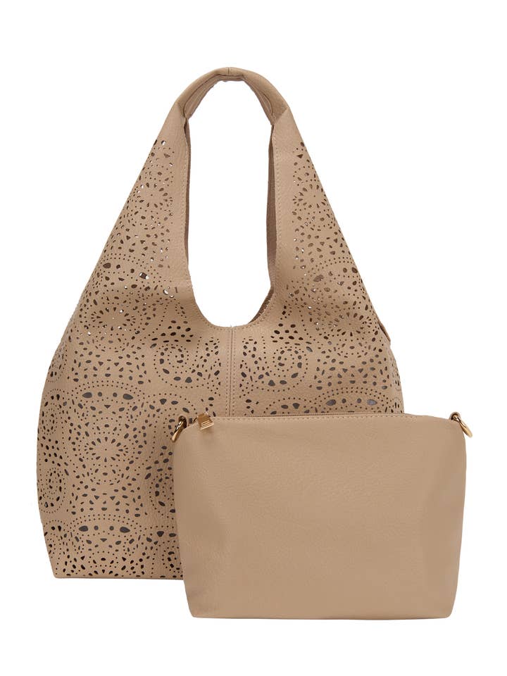 LYNNEA 2-I-1 Tote Knappad Väskset Kvinnor (87041075-LY02) för wholesale av DreiMaster