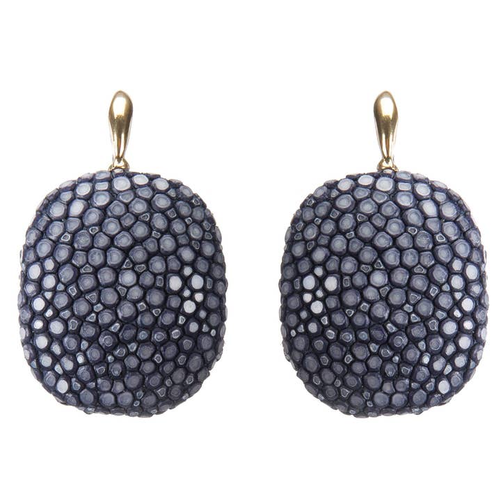 VIVO - Vente Boucles d'oreilles pendantes - Boucle d'oreille Shagreen