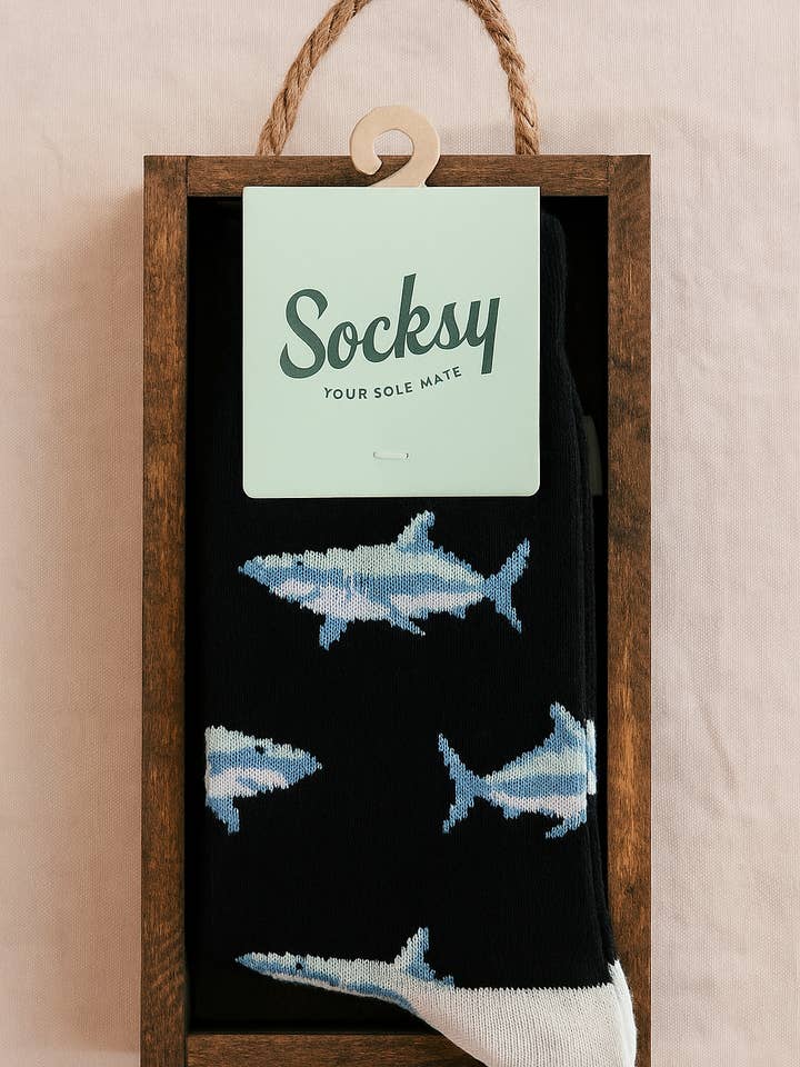 Shark Socks  for wholesale by Socksy