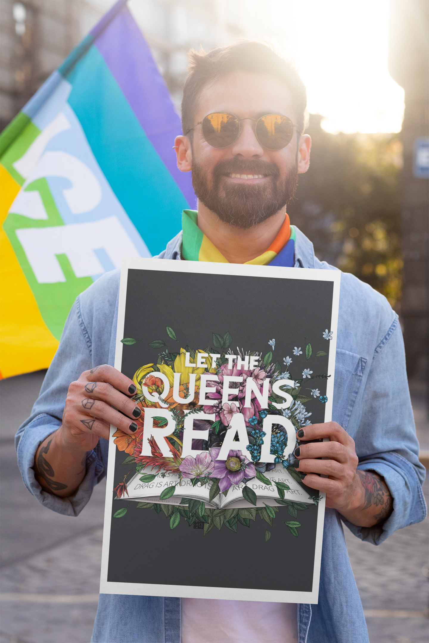 Transpainter - Wholesale Art Print - Let the Queens Read Poster | Drag Queen Art Print2