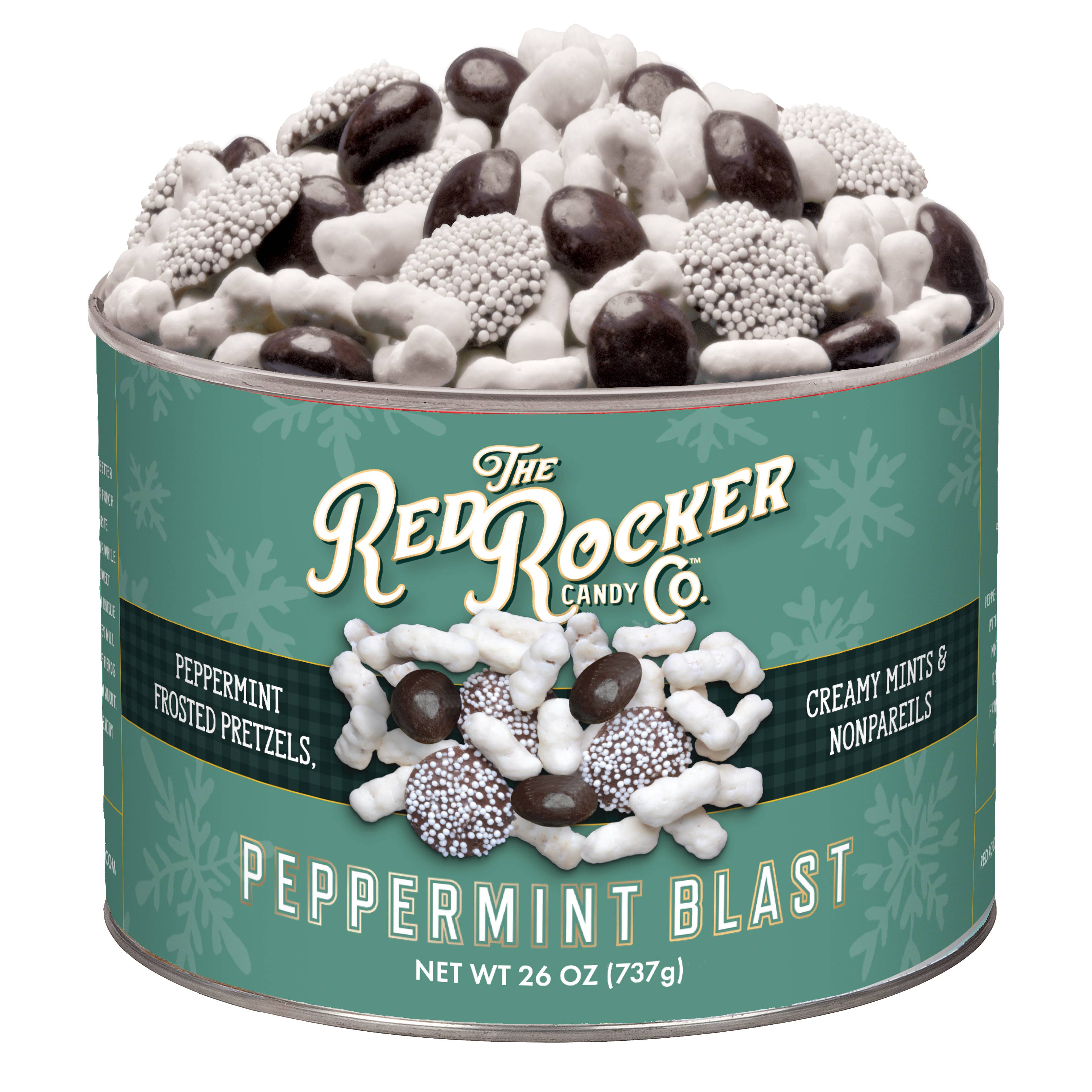 Red Rocker Candy - Wholesale Chocolate Covered Sweets - Red Rocker Peppermint Blast- 26 oz.0