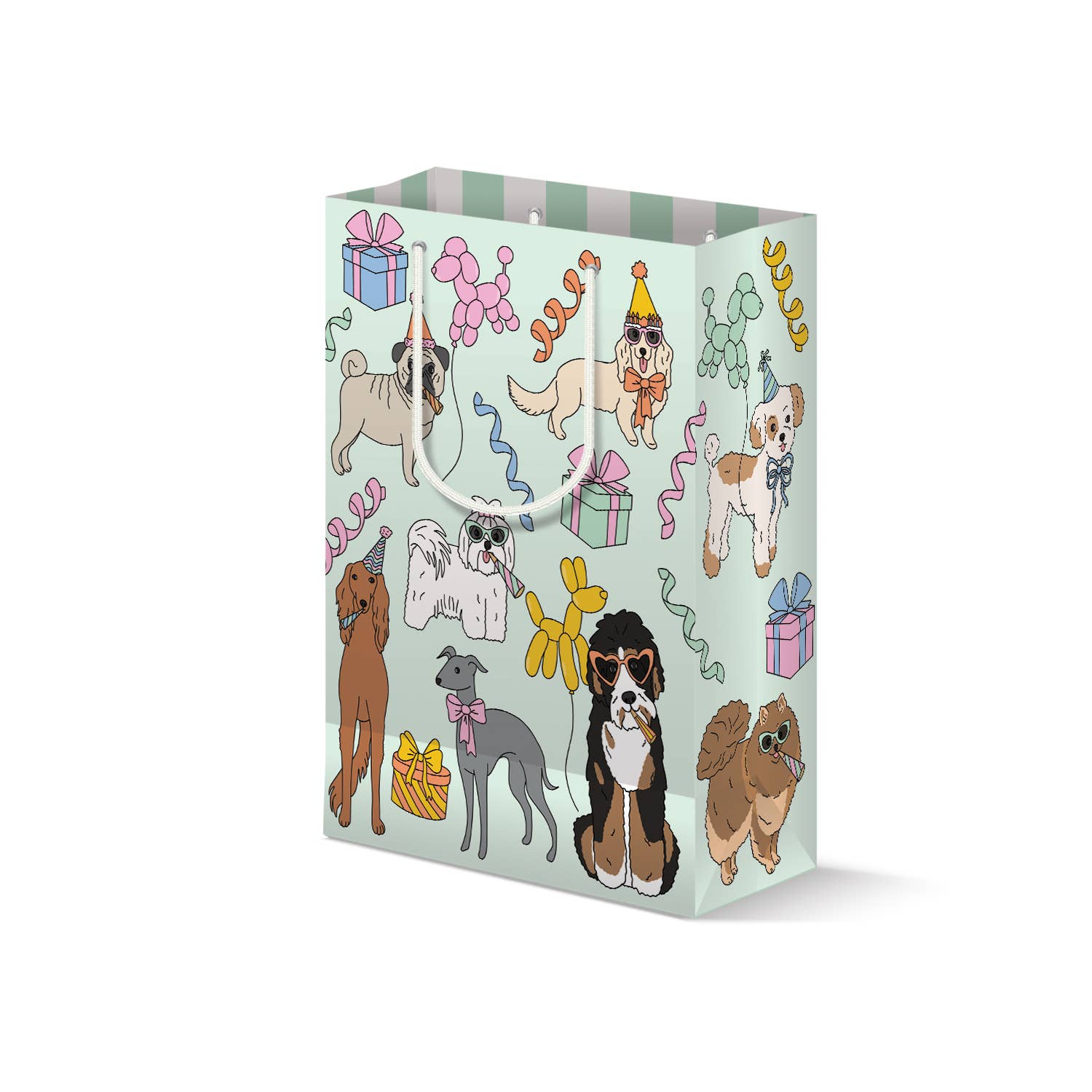 Illustrating Amy - Vente Pochette cadeau - Sac cadeau d'anniversaire pour chiens1