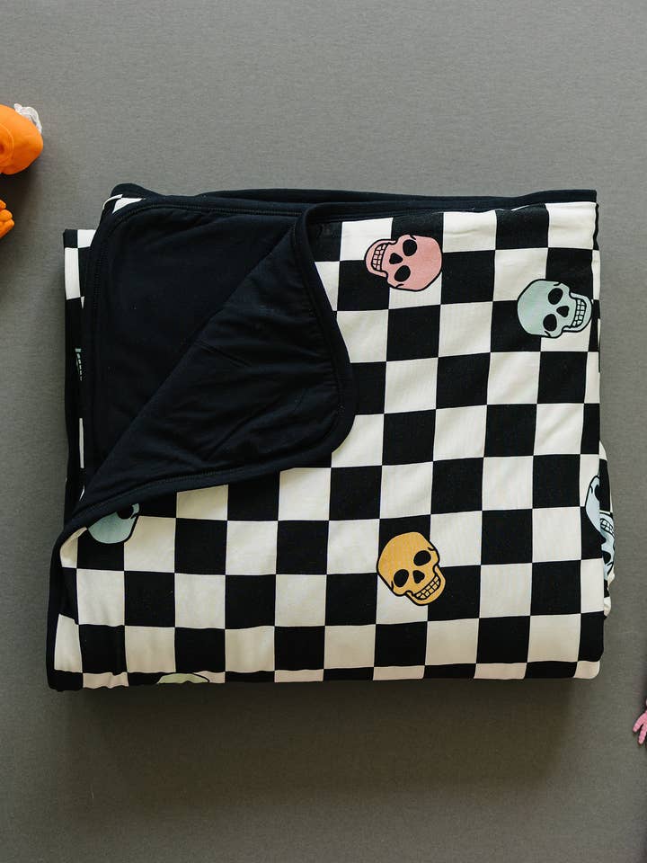 Traumdecke im karierten Totenkopf für den Großhandel von Sunday Littles