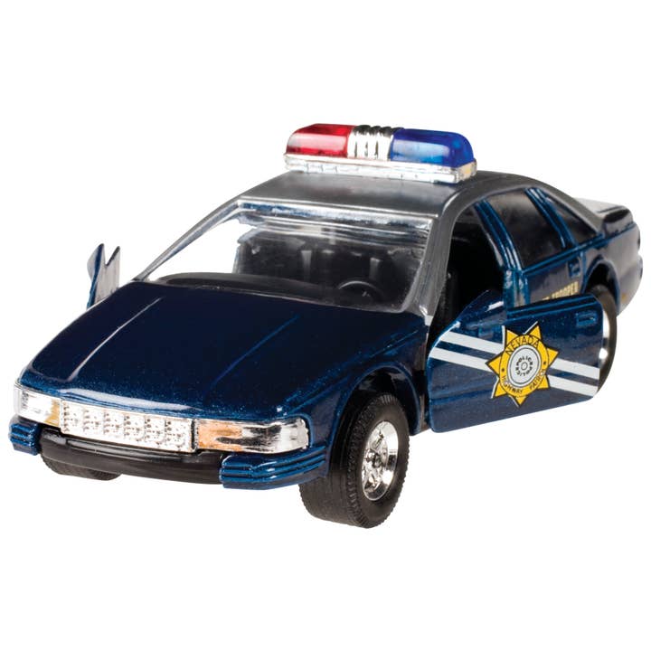 Toysmith - Wholesale Toy Car/Truck - Kids - Pull Back Patrol Cars, Police, Fire Chief, Highway Patrol
