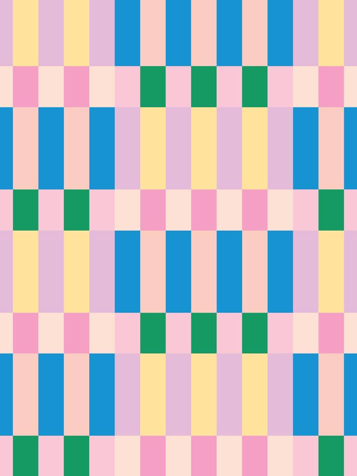 Bright Stripe Wrapping Paper - Roll of 3 Sheets for wholesale by Rock Paper Scissors