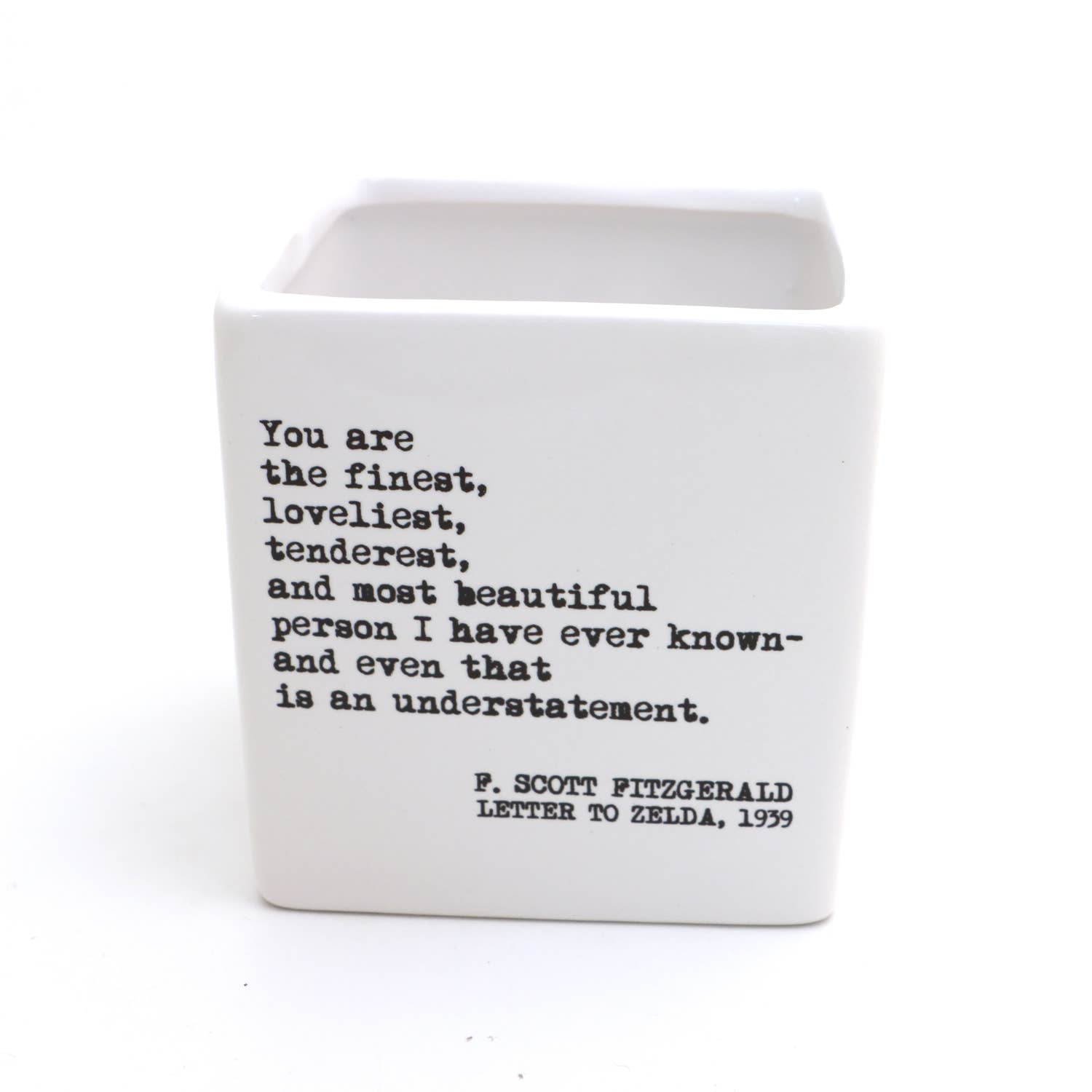 Lenny Mud - Wholesale Plant Pot - Most Wonderful Person Square Pot, indoor planter5