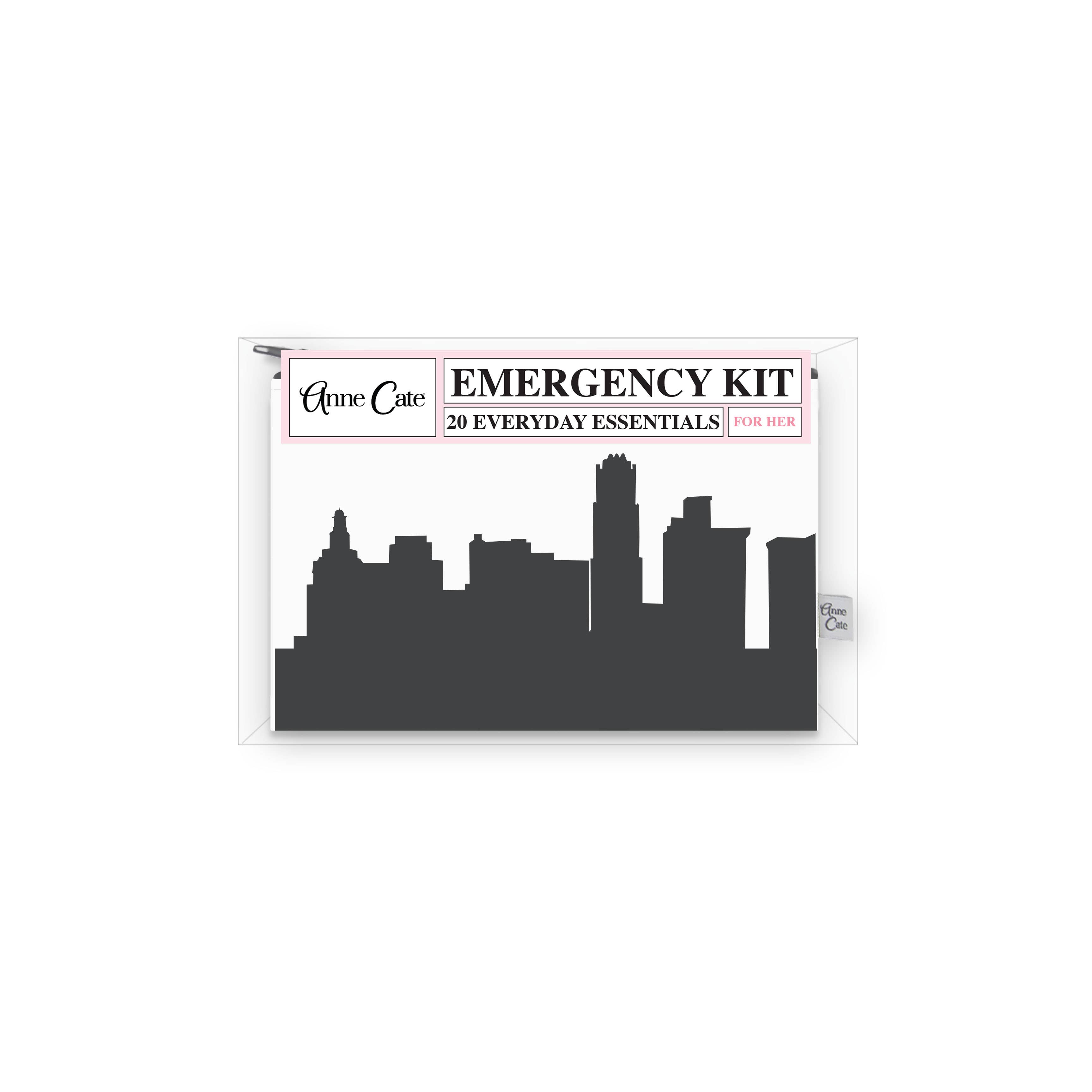 Anne Cate – wholesale Travel set – Skyline Mini Wallet Emergency Kit - For Her81