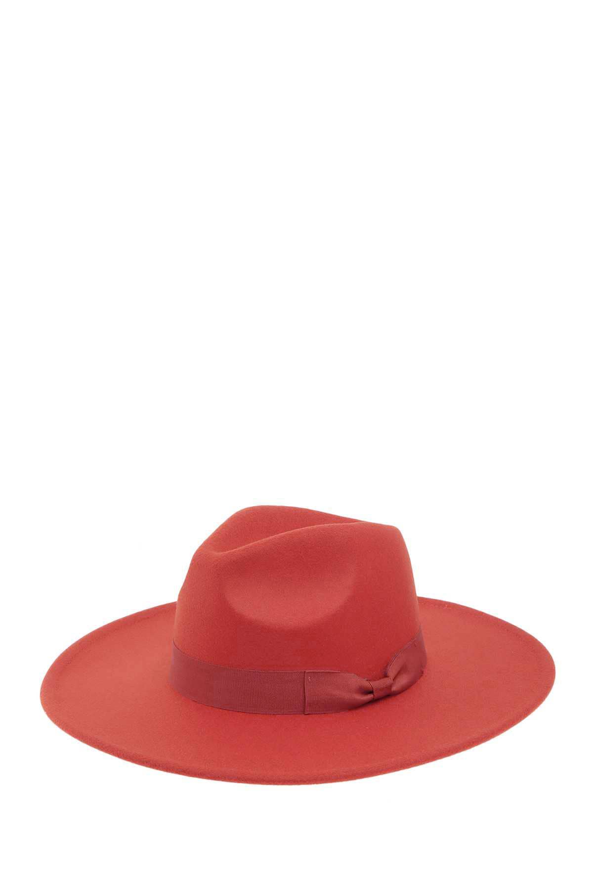 anbfashion - Wholesale Fedora - Women's - Felt Ribbon Basic Fedora Hat  30411
