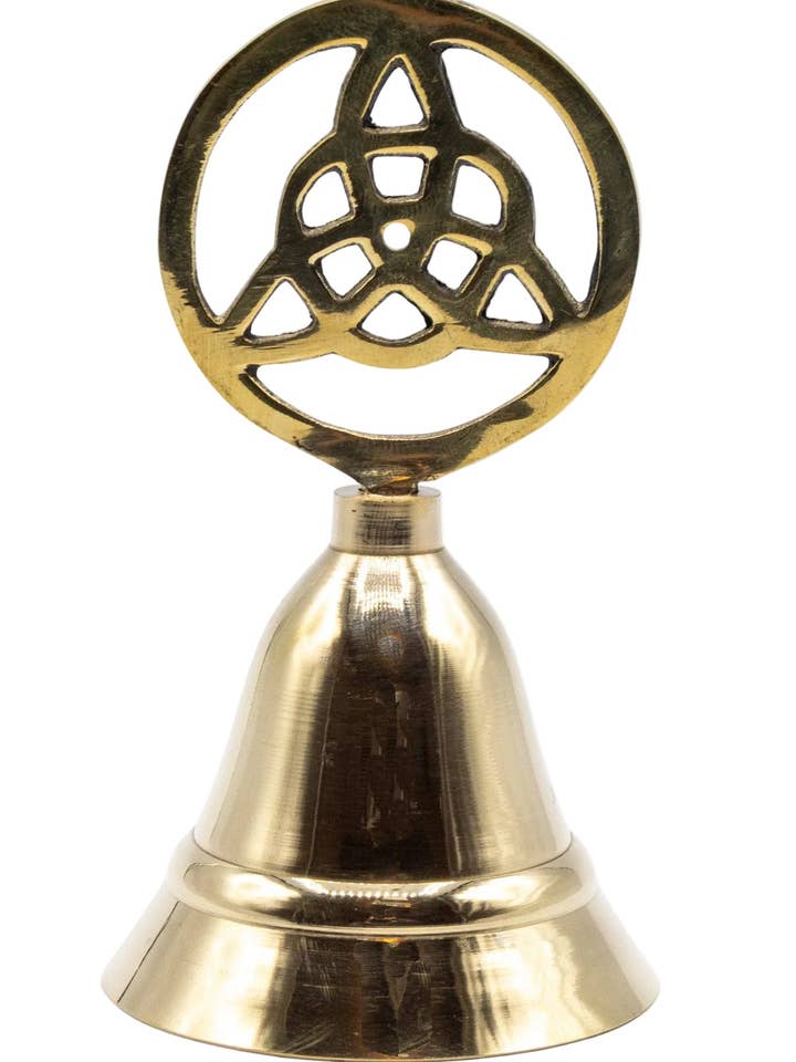 4" Brass Triquetra Altar Bell for wholesale by Enchanted Soul