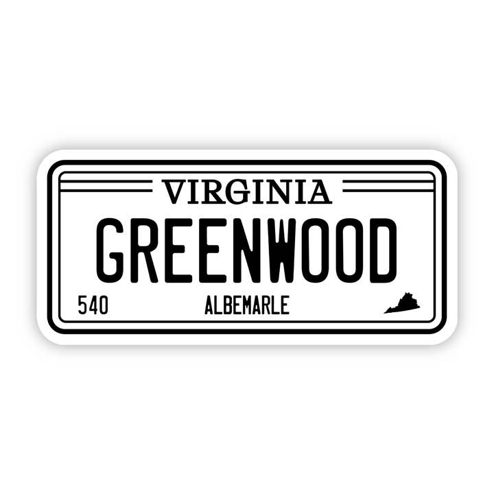 Big Moods - Wholesale Sticker - Greenwood, VA License Plate Sticker