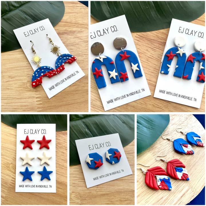 EJ Clay Co - Wholesale Jewelry Set - 4th of July Collection7