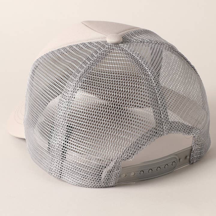 Fashion City - Wholesale Trucker Hat - Unisex - Spooky Ghost Printed Halloween Trucker Hat12