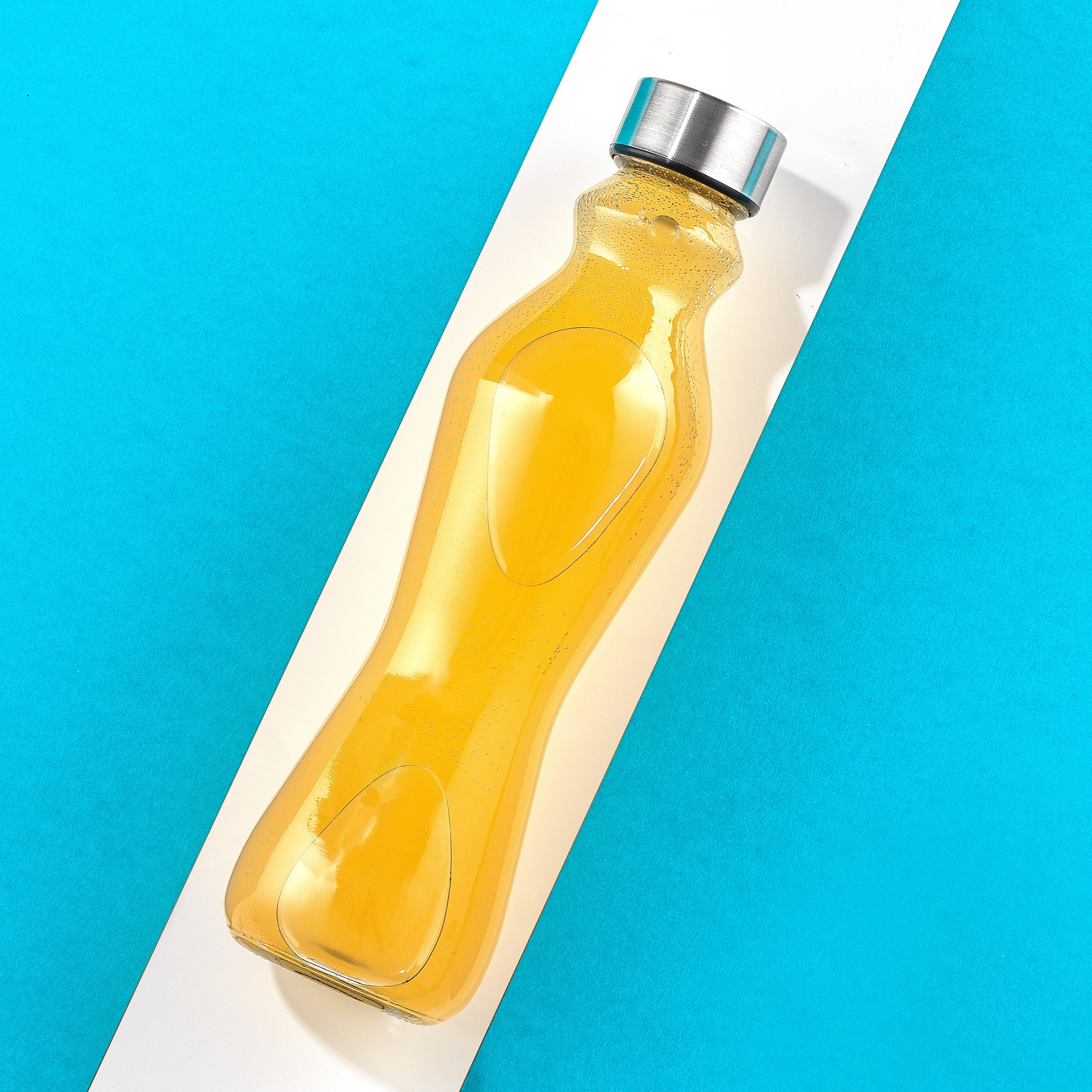 JoyJolt - Vendita all'ingrosso Borracce - Bottiglie d'acqua in vetro con tappi in acciaio inossidabile6