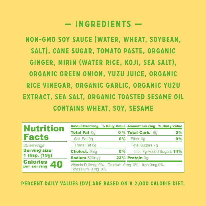 Bachan's - Wholesale BBQ Sauce - Yuzu Citrus Japanese Barbecue Sauce, 17oz