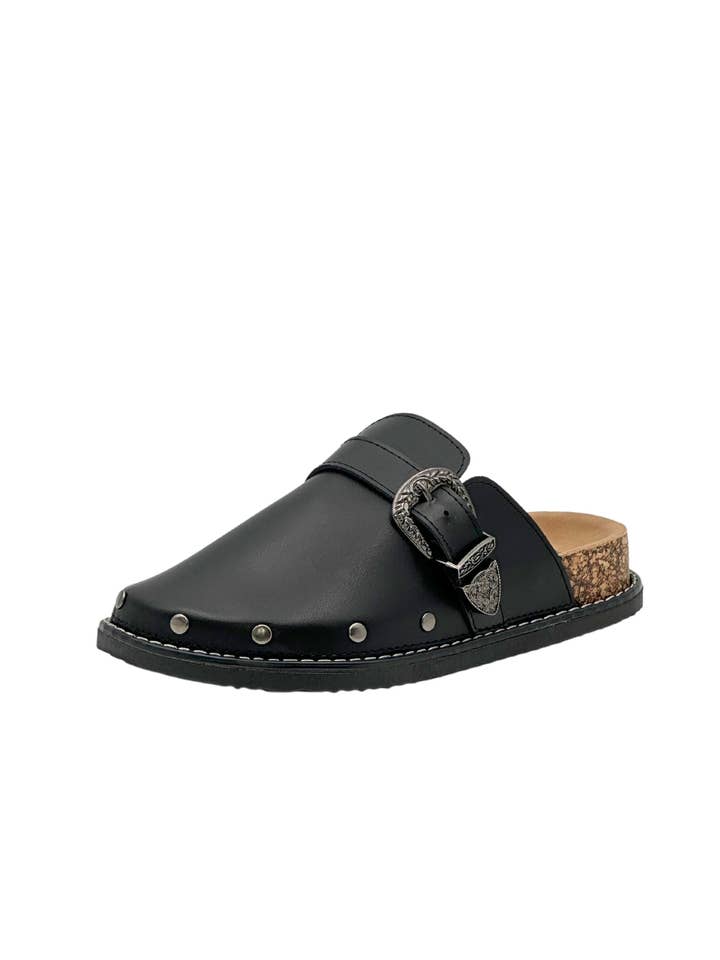 Stephan Paris – wholesale Mules – Women’s – Traditional style buckle mules 22-3676