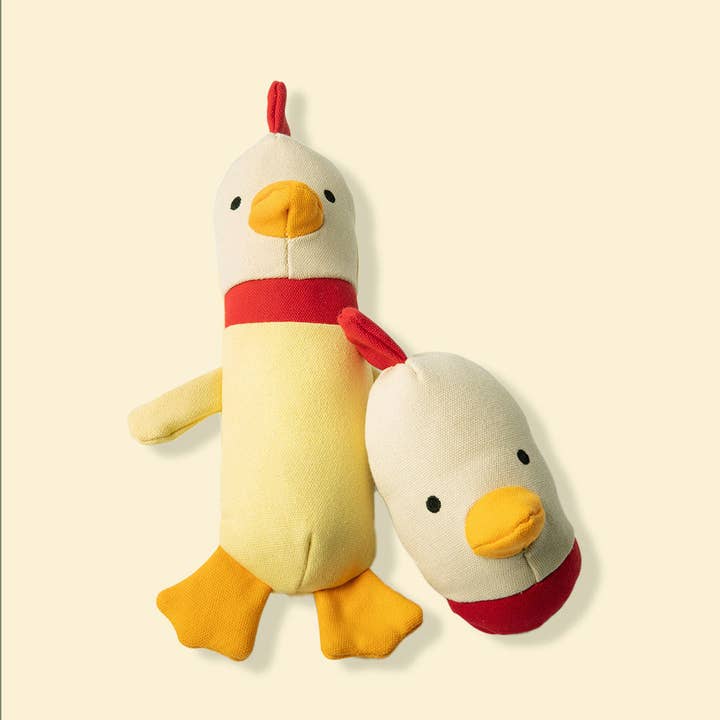 Clucky Plush Set: Durable Fetch and Chew Set - Squeaker Free and other Purchase Wholesale clucky. Free Returns & Net 60 Terms on Faire trending on Faire.