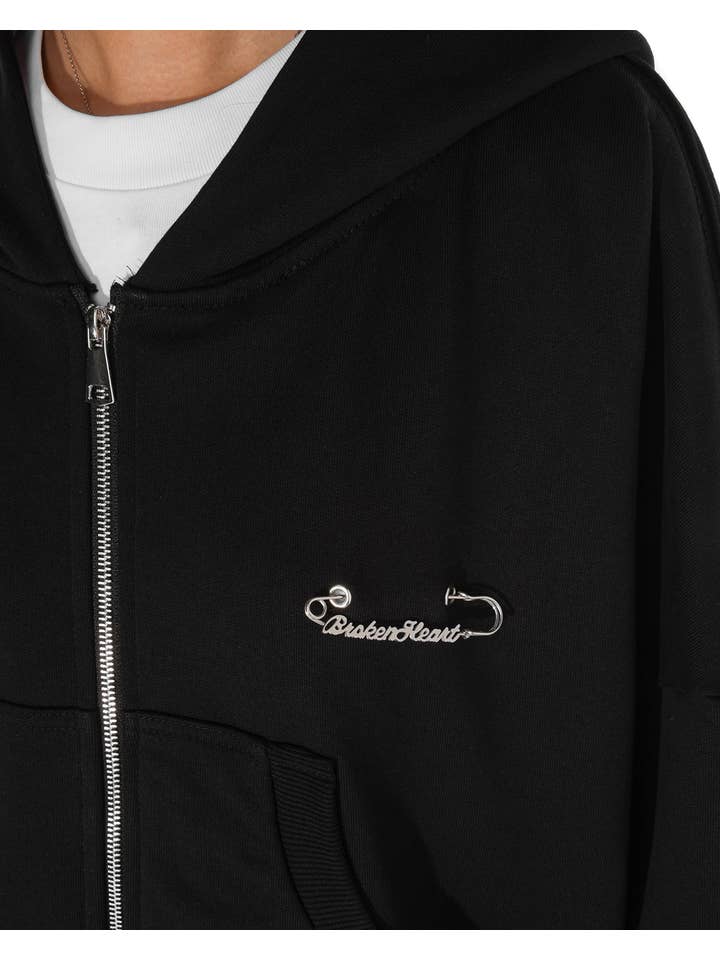 Blowhammer - Vendita all'ingrosso Felpa con cappuccio - Uomo - BROKENHEART Felpa Cappuccio2