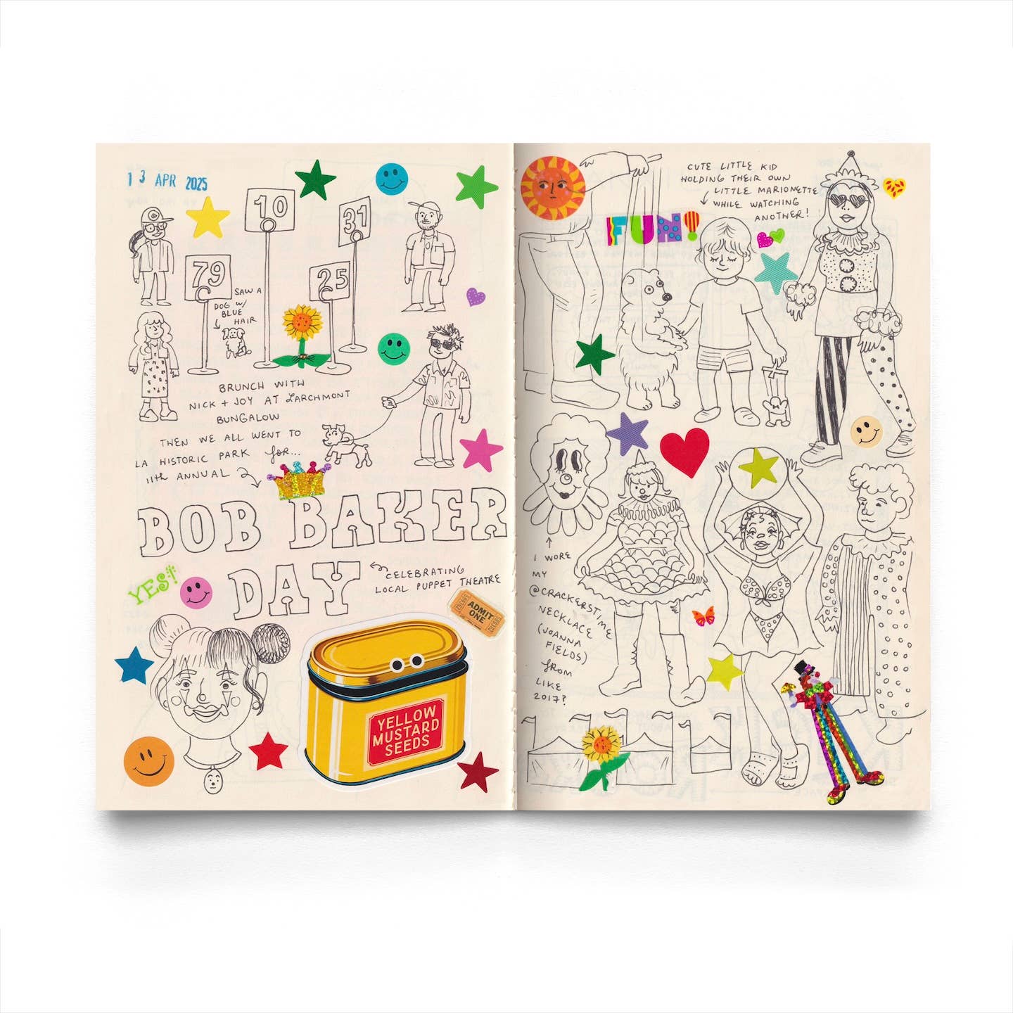 Sio Gallagher - Wholesale Coloring & Activity Book - Adult - PAD page-a-day drawings zine Vol. 24